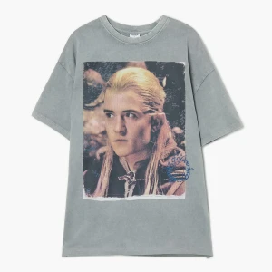 Cropp - Szara koszulka Władca Pierścieni z Legolasem - jasny szary