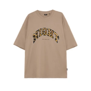 Cropp - Szara koszulka z motywem zwierzęcym - jasny szary