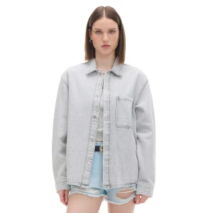 Cropp - Szara kurtka jeansowa - wielobarwny