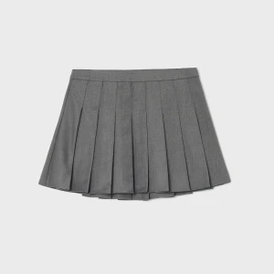 Cropp - Szara plisowana spódniczka mini - szary