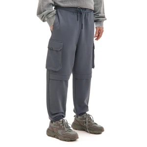 Cropp - Szare dresowe joggery z kieszeniami - szary