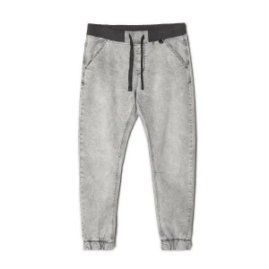 Cropp - Szare jeansowe joggery - jasny szary