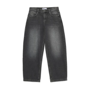 Cropp - Szare jeansy balloon z efektem sprania - jasny szary