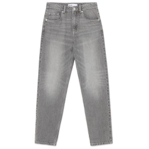 Cropp - Szare jeansy mom - szary
