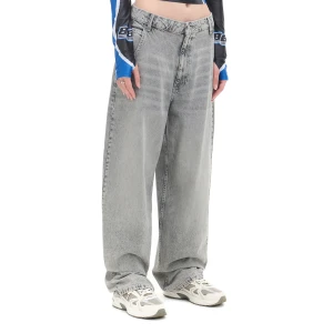 Cropp - Szare jeansy skater - jasny szary