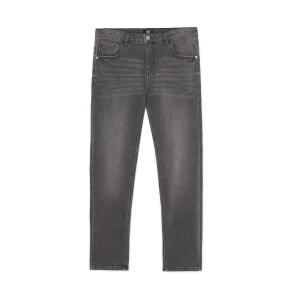 Cropp - Szare jeansy skinny z efektem sprania - szary