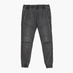 Cropp - Szare jeansy slim jogger - szary