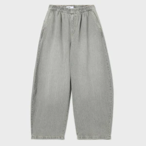 Cropp - Szare jeansy wide jogger - szary
