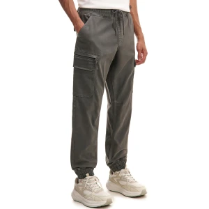Cropp - Szare joggery z kieszeniami cargo - szary