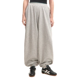 Cropp - Szare melanżowe luźne joggery - jasny szary