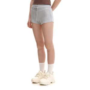 Cropp - Szare melanżowe szorty - jasny szary