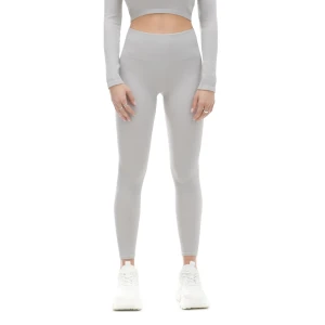 Zdjęcie produktu Cropp - Szare prążkowane legginsy - jasny szary