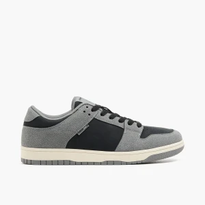 Cropp - Szare sneakersy z imitacji zamszu - szary