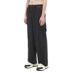 Cropp - Szare spodnie baggy z wysokim stanem - szary