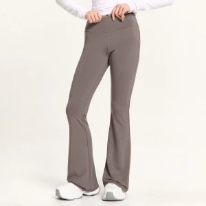 Cropp - Szare spodnie flare - jasny szary