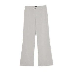 Cropp - Szare spodnie straight fit - szary