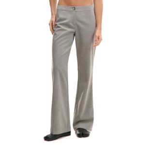 Cropp - Szare spodnie straight fit - szary