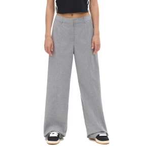 Cropp - Szare spodnie tailoring - szary