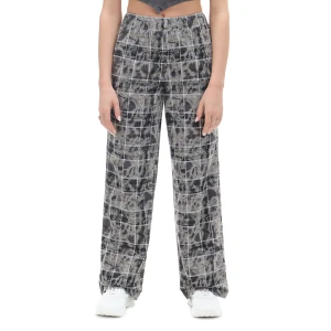 Zdjęcie produktu Cropp - Szare spodnie w marmurkową kratę - szary