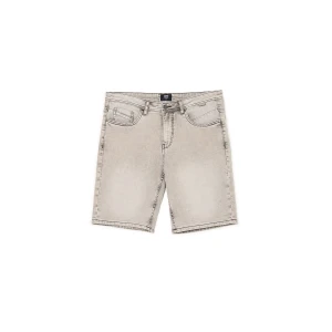 Cropp - Szare szorty denim regular - jasny szary