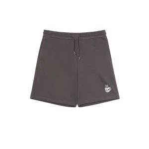 Cropp - Szare szorty z naszywką - szary