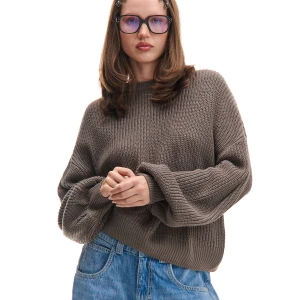 Cropp - Szary sweter oversize - szary