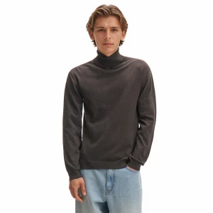 Cropp - Szary sweter z golfem - szary