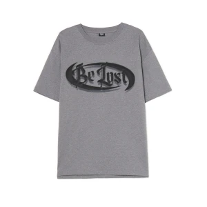 Cropp - Szary T-shirt z graficznym napisem - jasny szary