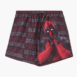Cropp - Szorty kąpielowe Deadpool - czarny