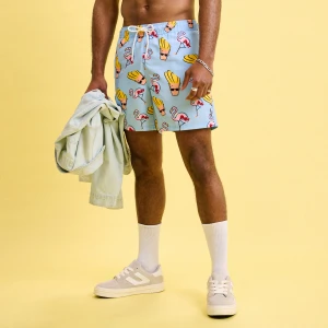 Cropp - Szorty kąpielowe Johnny Bravo - fioletowy