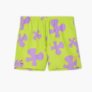 Cropp - Szorty kąpielowe Spongebob Kanciastoporty - zielony