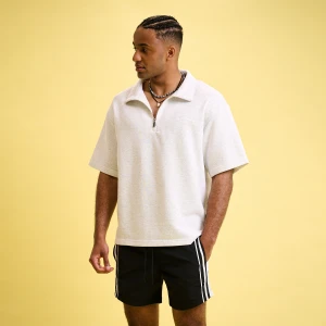 Cropp - Szorty kąpielowe z lampasami - czarny