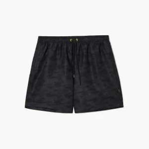 Cropp - Szorty kąpielowe ze wzorem moro - czarny