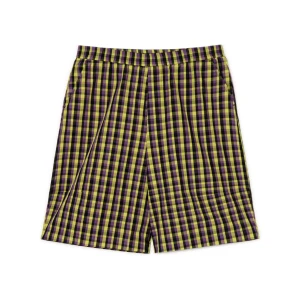 Cropp - Szorty w kolorową kratę - czarny