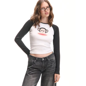 Cropp - T-shirt Małpka Julius - biały