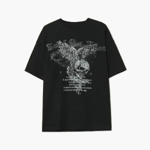 Cropp - T-shirt w klimacie dark - czarny