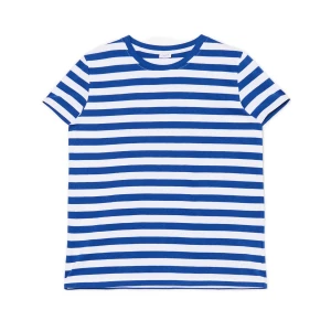 Cropp - T-shirt w niebieskie paski - niebieski