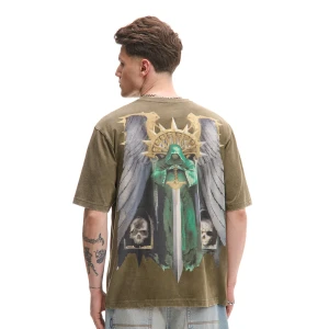 Cropp - T-shirt Warhammer 40 000 Dark Angels - zielony