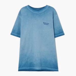 Zdjęcie produktu Cropp - T-shirt z efektem sprania - niebieski