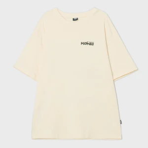 Cropp - T-shirt z motoryzacyjnym motywem - beżowy