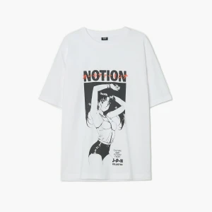 Cropp - T-shirt z motywem mangi - jasny szary