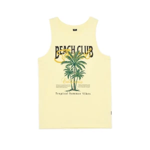 Cropp - Tank top z wakacyjnym motywem - zielony