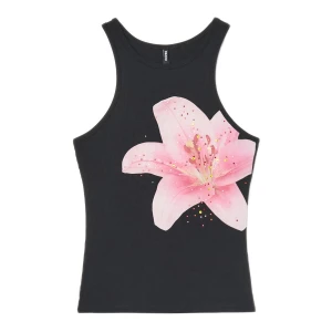 Cropp - Tank top z wiskozą - czarny