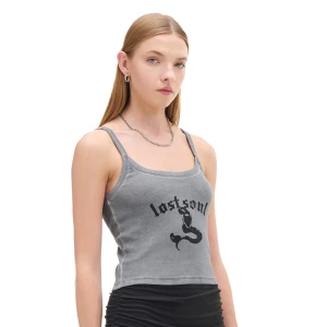 Cropp - Top z motywem syreny - szary