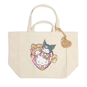 Cropp - Torba shopper Hello Kitty and Friends - kremowy