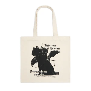 Cropp - Torba shopper z magicznym kotem - kremowy