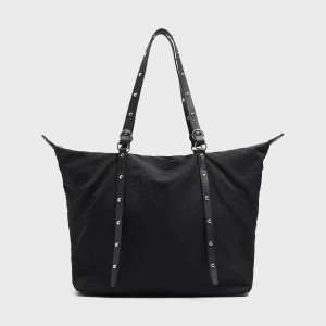 Cropp - Torba shopper z metalowymi ćwiekami - czarny