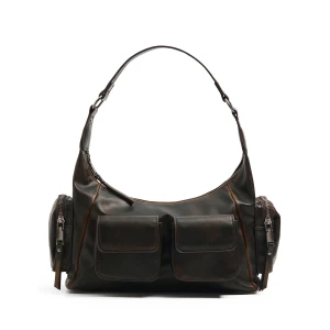 Cropp - Torebka hobo w stylu vintage - brązowy