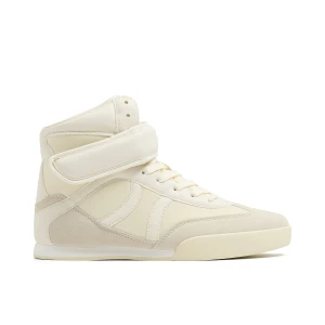 Cropp - Wysokie kremowe sneakersy - kremowy