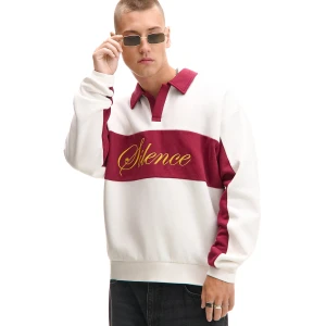 Cropp - Wzorzysta bluza z kołnierzykiem - kremowy